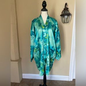 Satin sleepwear robe